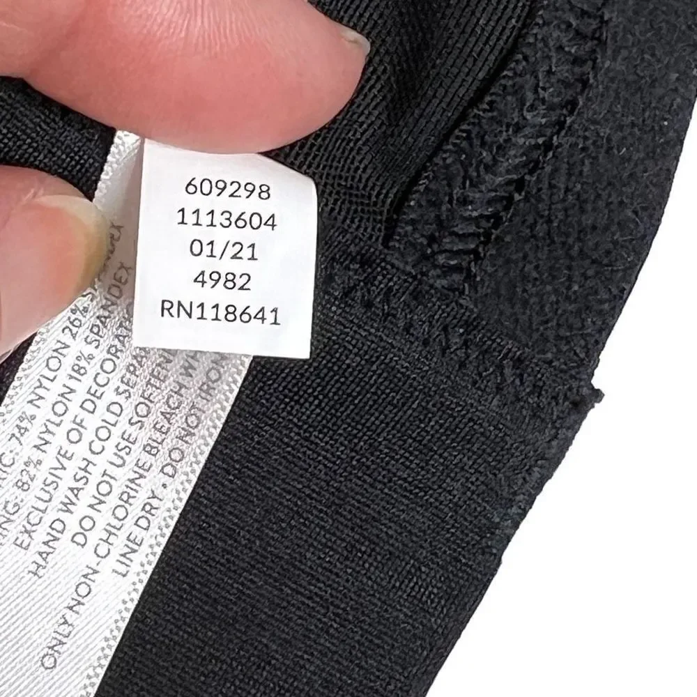 Livi active max support underwire gray high impact sports bra size 44DD